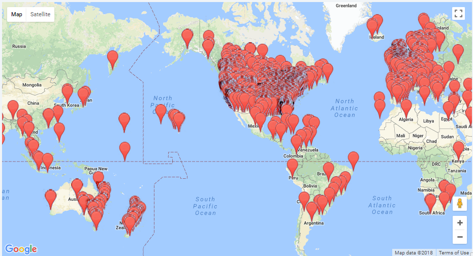 ME/CFS Map: Find Your ME/CFS Neighbors